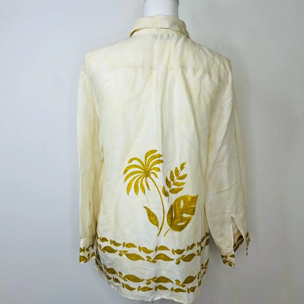 Zara Cream High-Neck Top - Picture 6 of 8